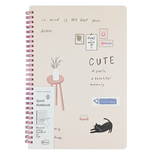 Caderno Cute 25,2x17,2cm em Papel Michael Judi