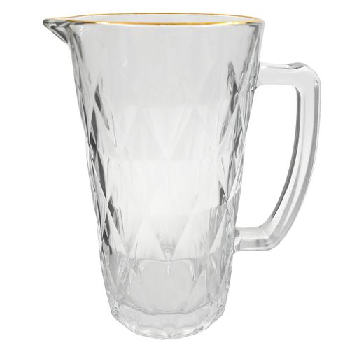Jarra Diamond Gold 1 Litro em Vidro KeHome