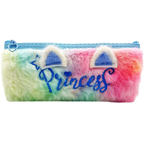 Estojo de Pelúcia Princess 21x9,5cm em Poliéster Interponte