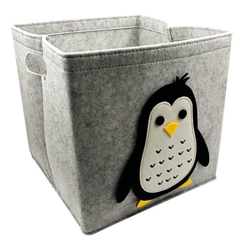 Cesto Organizador Infantil 30x30cm em Feltro Moment