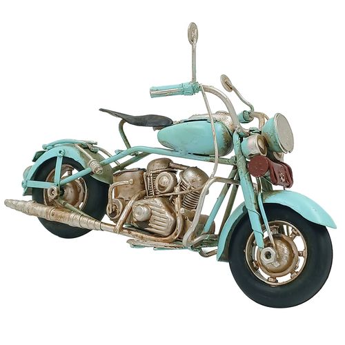 Moto Decorativa 19cm em Metal Forbees