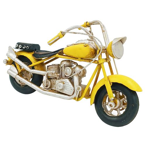 Moto Decorativa 19cm em Metal Forbees