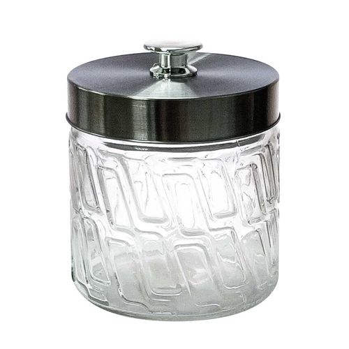 Pote C/ Tampa 14cm em Vidro Livon