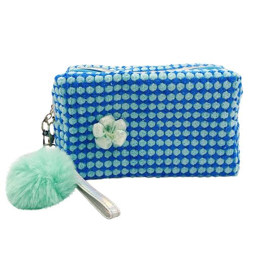 Nécessaire Flor C/ Alça 18x11cm em Poliéster Interponte