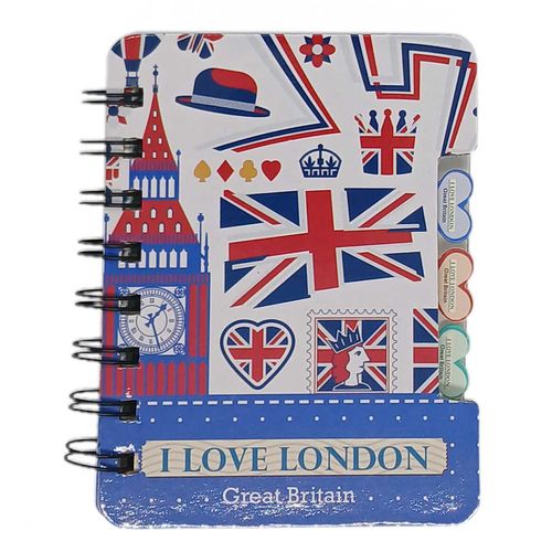 Bloco De Anotação Londres 12x10cm Em Papel Livon