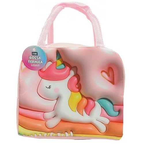 Bolsa Térmica Infantil 22,5x18cm em Poliéster FWB