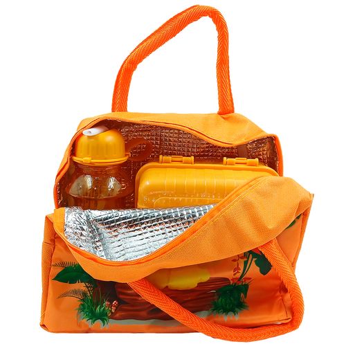 Kit Marmita Infantil C/ Bolsa Térmica 4 Peças em Plástico Interponte