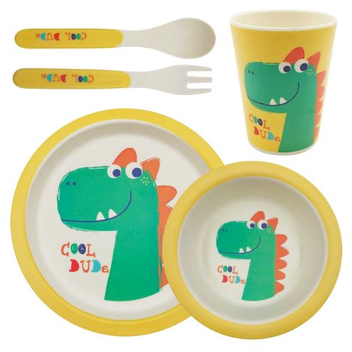 Kit Refeição Infantil 4 Peças em Bambu Clink
