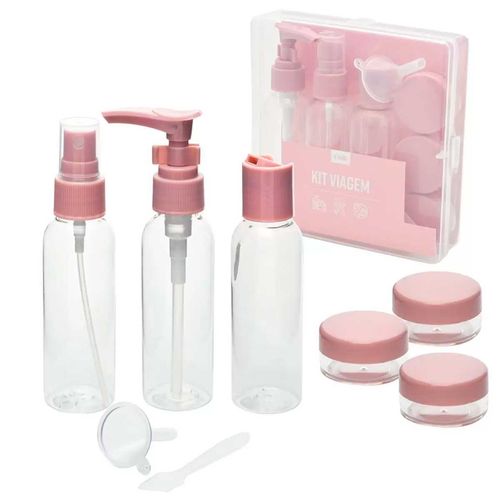 Kit Viagem 9 Peças Em Plástico FWB