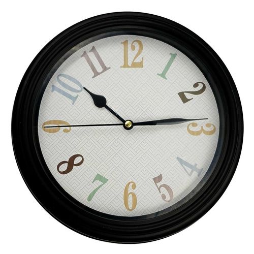 Relógio de Parede Decorativo 22x22cm em Plástico Wincy