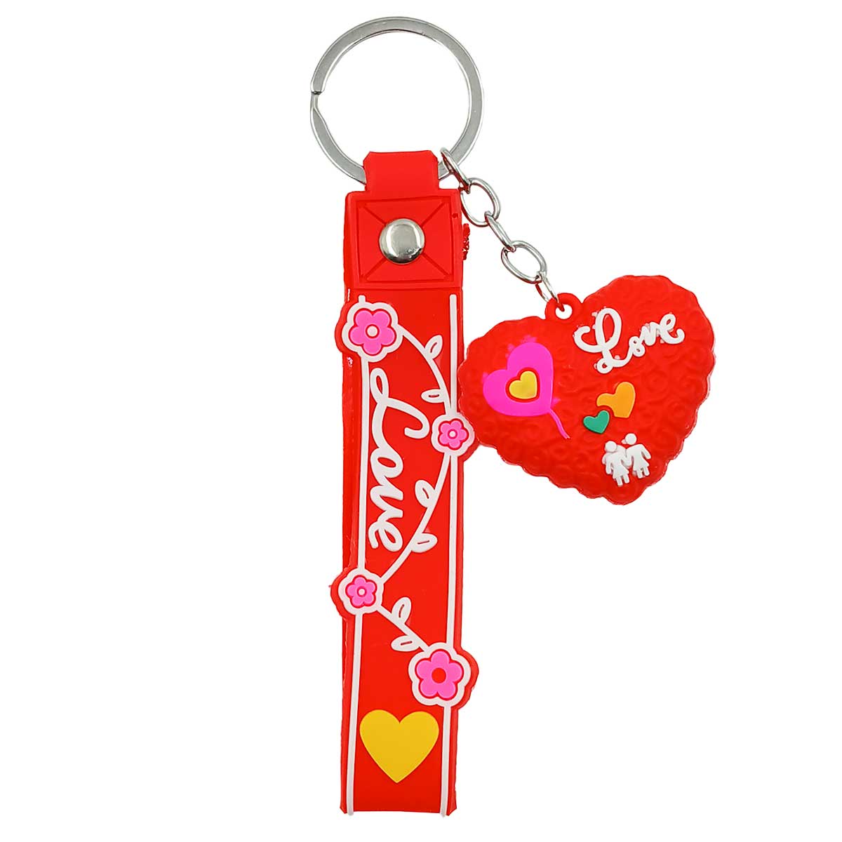 Chaveiro Love 20x4,2cm em Metal Interponte