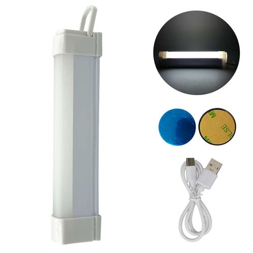 Luminária De Emergência Led 20W USB 17,5cm em Plástico 20 comercial