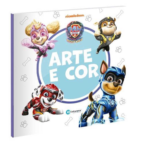 Livro Infantil Patrulha Canina Arte & Cor Culturama Editora
