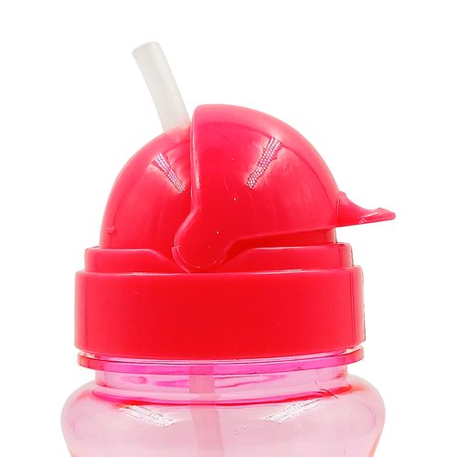 Garrafa Infantil C/ Canudo 340ml em Plástico Tokyo Design