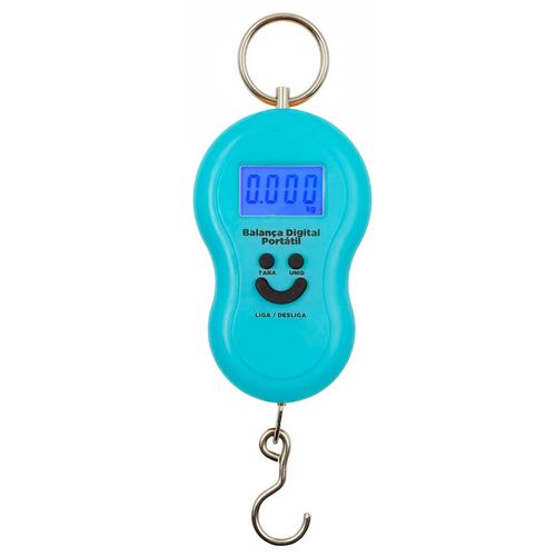 Balança Digital Portátil 17cm em Plástico Interponte