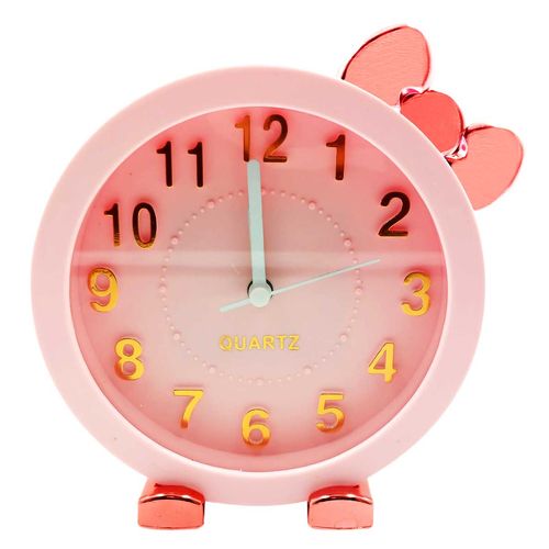 Relógio De Mesa Decorativo 14x15x5cm em Plástico Interponte