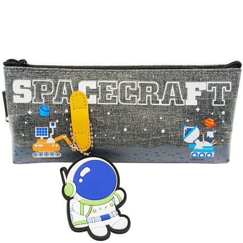 Estojo Astronauta 21x8,5cm em Poliéster Interponte