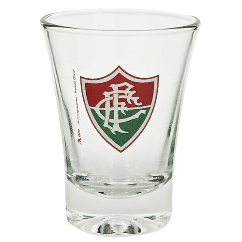 Copo Shot Fluminense 60ml Em Vidro Allmix