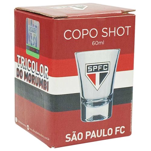 Copo Shot São Paulo 60ml Em Vidro Allmix