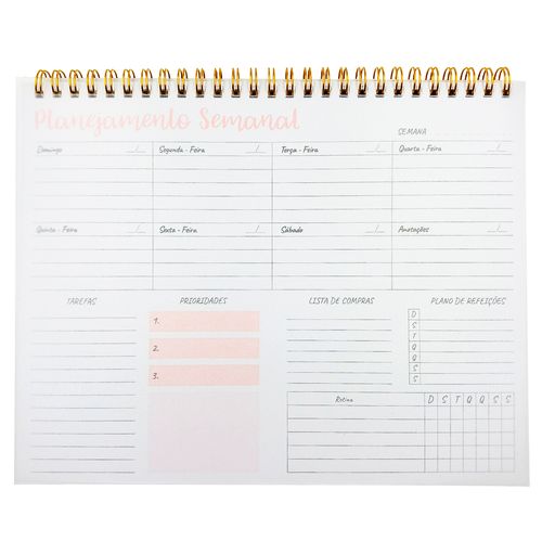 Planner de Anotações 24x19cm em Papel Interponte