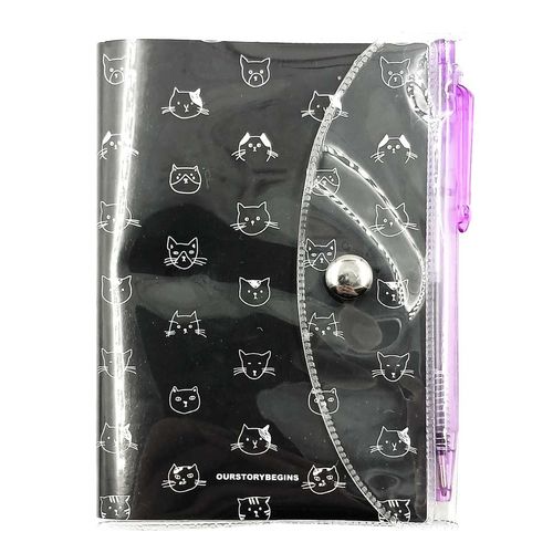 Caderno de Anotação Gato e Cachorro 10,3x7,6cm em Papel Michael Judi