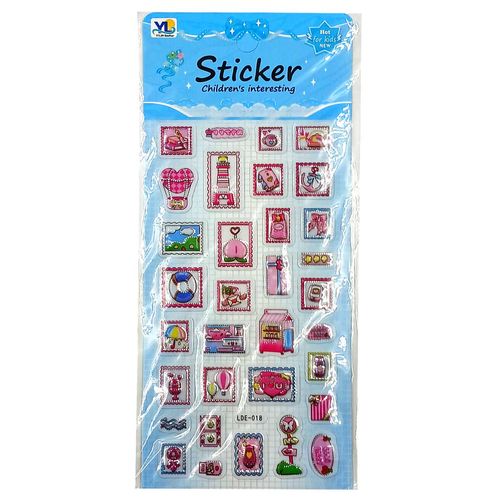Cartela de Adesivos Decorativos 19x10cm em PVC Michael Judi