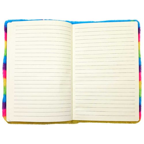 Agenda De Pelúcia Unicórnio 21,5x15,5cm em Papel Interponte