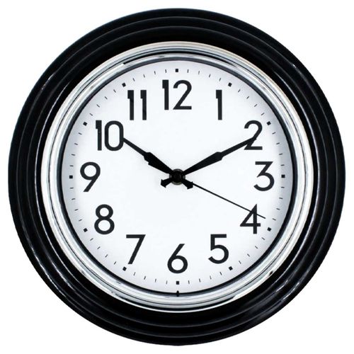 Relógio de Parede Decorativo 29cm em Plástico Livon