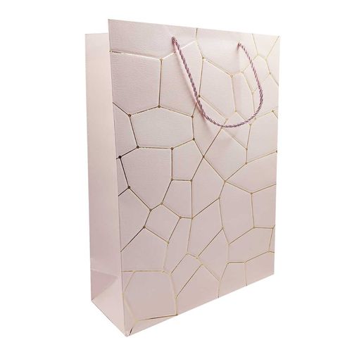 Sacola P/ Presente Texturizada 23,5x19,5cm em Papel Rio Master