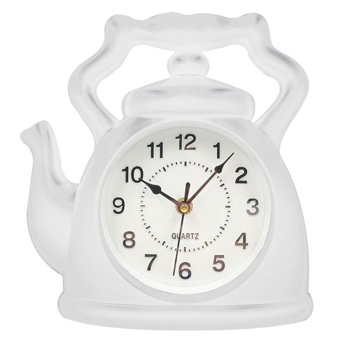 Relógio de Parede Bule Decorativo 24cm em Plástico Livon