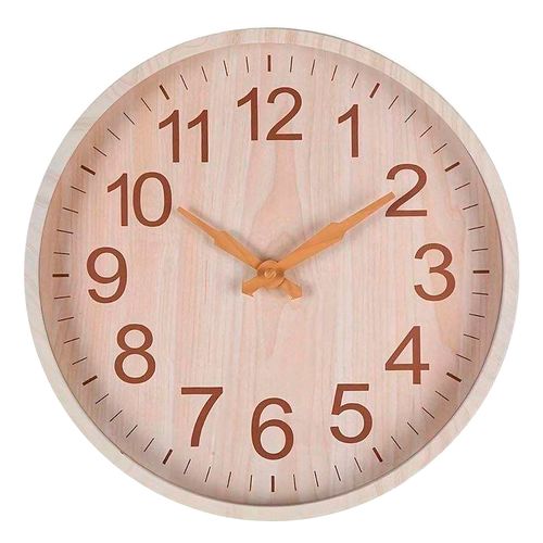 Relógio de Parede Decorativo 30cm em Plástico Livon