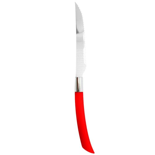 Jogo De Facas 6 Peças 20,5cm Em Aço Inox Livon