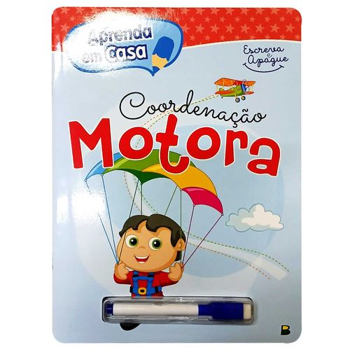 Livro Infantil Aprenda em Casa Coordenação Motora 27x20cm Todo Livro