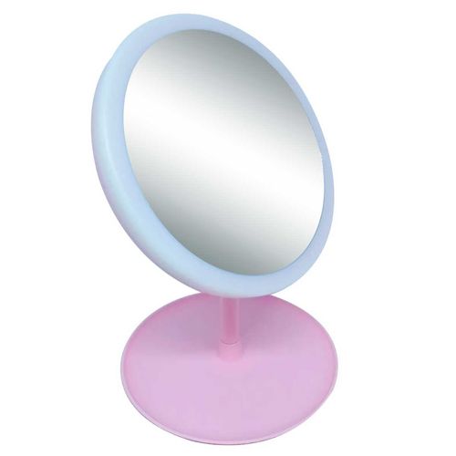 Espelho de Mesa de Plástico C/ Suporte 18x26x17cm InterPonte