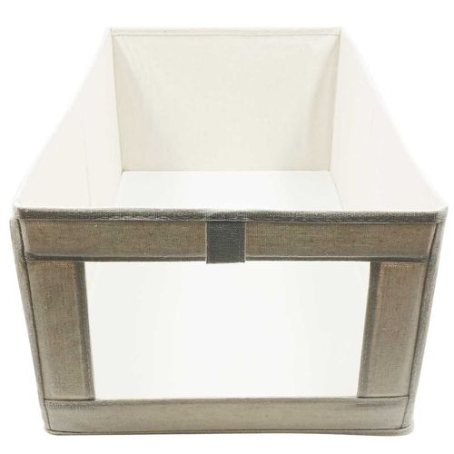 Caixa Organizadora Multiuso 40x27x17cm em Poliéster Kehome