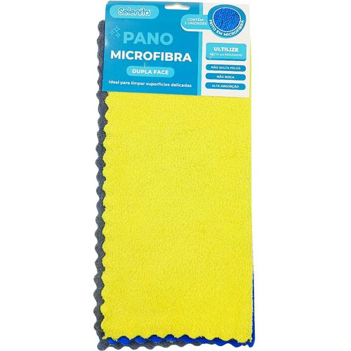 Pano Dupla Face Multiuso 2 Peças 30x30cm em Tecido Selenita