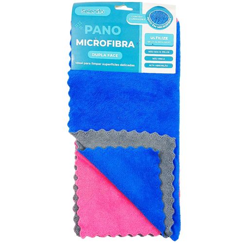 Pano Dupla Face Multiuso 2 Peças 30x30cm em Tecido Selenita