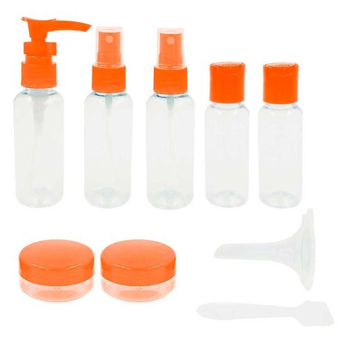 Kit Viagem 10 Peças em Plástico Megagift