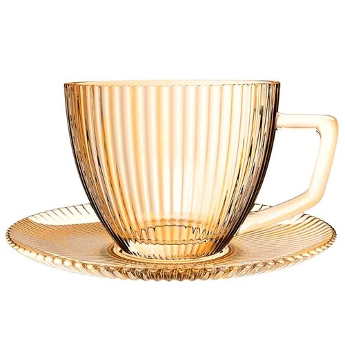 Jogo de Xícaras Graffiato 12 Peças 230ml em Vidro Hauskraft