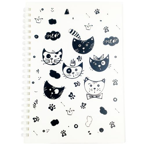 Caderno Gato e Cachorro 21x14cm em Papel Michael Judi