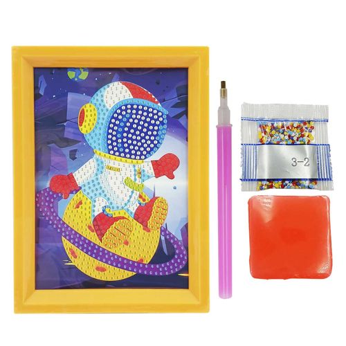 Kit Pintura Diamante Color 18X13cm em Plástico Michael Judi