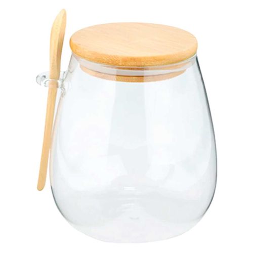 Porta Mantimento C/ Colher 400ml em Vidro Dynasty