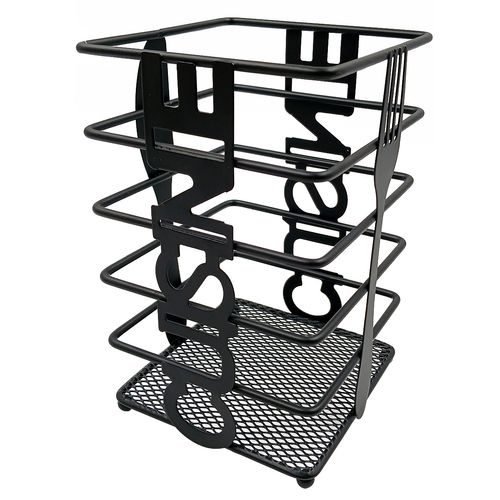 Porta Talher Quadrado 10x10cm em Metal Casita