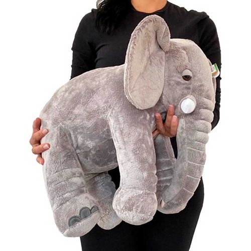 Elefante de Pelúcia 50cm em Poliéster Fizzy