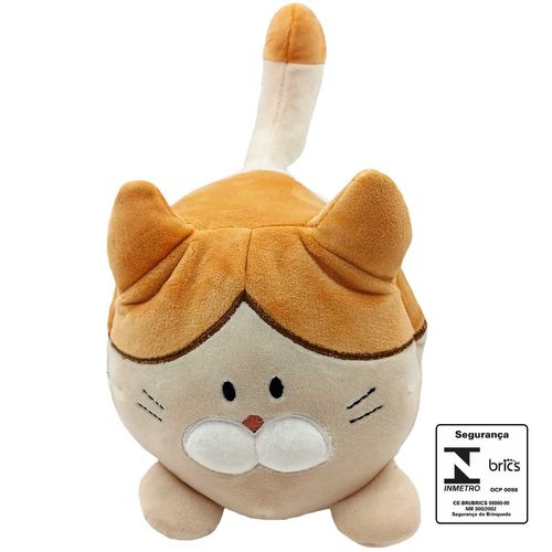 Gato de Pelúcia 15cm em Poliéster Fizzy