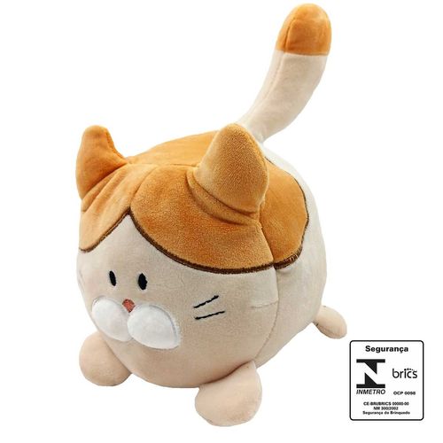 Gato de Pelúcia 15cm em Poliéster Fizzy