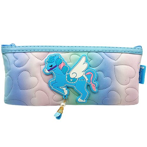 Estojo Unicórnio 21,5x9,5cm em Poliéster Interponte