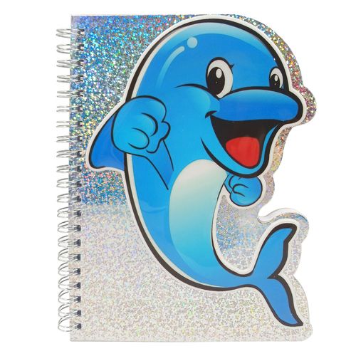 Caderno Holográfico Personagens 19x15cm Em Papel Interponte