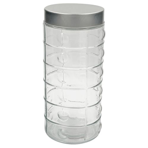 Pote Redondo C/ Tampa 1,6L em Vidro Wellmix