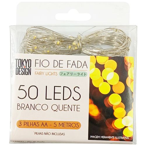 Cordão Led Fio de Fada 5m em Cobre Multiart